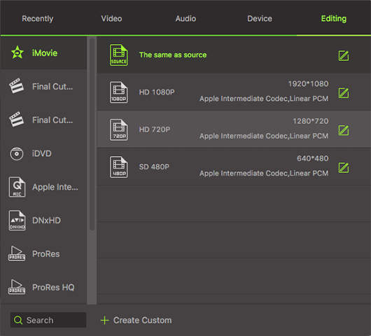 xvid format to imovie on mac