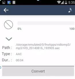 android convert aac to mp3