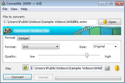 wmv to avi converter free