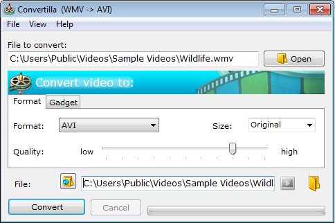 wmv to avi converter free