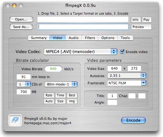 ffmpeg mp4 to avi