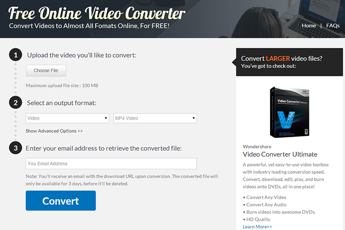 avi to mp4 online converter