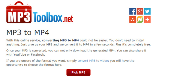 mp3 to mp4 online