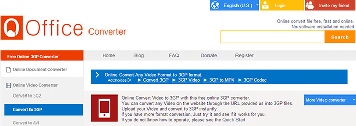 flv to 3gp converter online