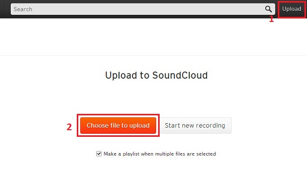 soundcloud uploader