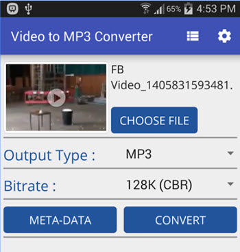 how to convert mp4 to mp3 on android